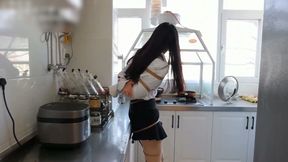 The Rope Restraints of the Stocky Girlfriend, Experiencing the Ultimate Restriction of the Rear Hand