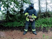 Firefighter pup - quick pressure release