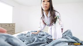 Busty Asian Mom Sharon Lee Spills Seeds