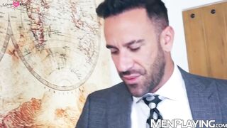 Mega hung Gustavo Cruz relentlessly breeds anxious Dan Tyser hard