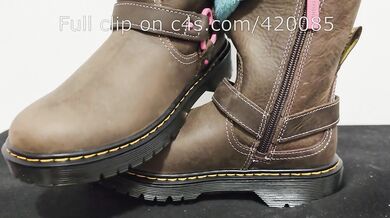 LittleShoes - Cock Crush Dr Martens Rider Boots Preview Size 34