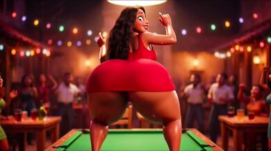 Hot Slim Favelada With Big Ass Dances Wildly At Pagode Gets Naked On Table Then Squats To Pee In Dark Alley