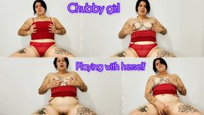Clit rubbing - A chubby girl playing with herself - Pussy Fetish