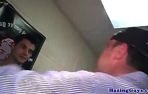 Sissified students assfucking during hazing