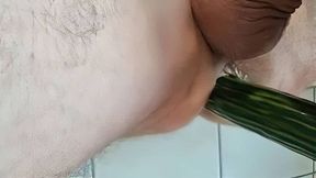 Cucumber in my ass 3