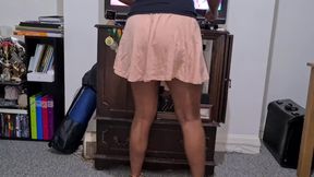 SHE KNEW I WAS WATCHING, She Wasn't Wearing any Panties - UPSKIRT Tease POV