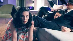 ”Big dick hubby banged his hot submissive housewife &  big booty STEPMOM maid”