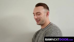 RawNextDoor.com - Tall gay Johnny B gets ass rimmed and barebacked by Dacotah Red int