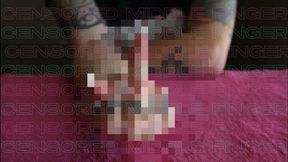 “Censored Middle Finger” [Humiliation + Ripoff]