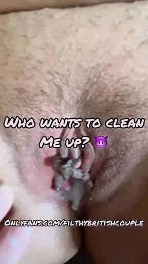 Dirty Talking British Slut With Panties Stuffed In Her Mouth Gives Cuck Hubby Her Used Pussy So He Can Creampie Her