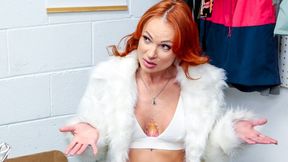 Rusty Nails And Kessie Shy - Redhead Goes Berserk On A Policemans Dick