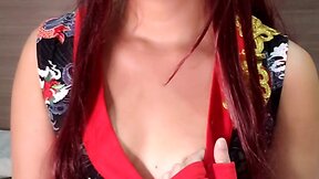 Reina hanno teases with loaded cock trailer