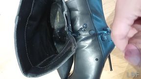 high-heeled ankle boots, German dirty talk