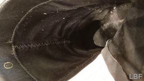 high-heeled ankle boots, German dirty talk