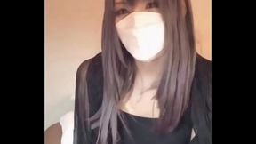 Individual shoot Video of a man'_s daughter who masturbates while distributing at the hotel