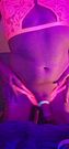 Hot guy in lingerie dancing and stroking