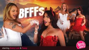 ”TGIRLS PORN - BFFFs Avery & Foxxy”