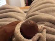 [IRL] (@berryguild) A little midday fun. Cock stroking handjob and hard cumshot!🍆💦