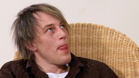 Blonde chick living room floor fucking