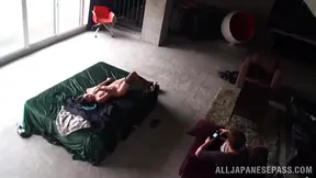 Teen in hot stockings Nana Ogura loves to suck 3