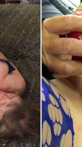 Granny Carmen: Mature Stripper Blowjob, Dildo Play &amp; Creampied Fuck! 52725CAMS1246M   Clip 1