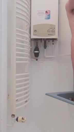Shy Stepson Accidentally Get An Erection During Shower While Stepmom Watches And Stepdad Is In The Other Room   Clip 1