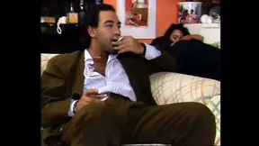Vintage MILFs banged in wild interracial orgy