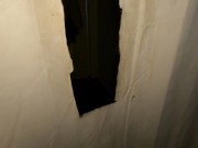 Amateur Gloryhole - A horny young jock visits the gloryhole to have his big cock worshipped by Koby