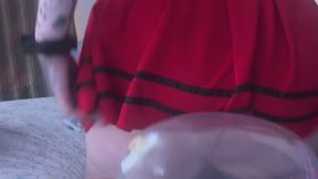 12” non-pop balloon bouncing masturbating fun!