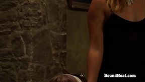 Bound Bent Over Big Ass Lesbian Slave Fingered Hard