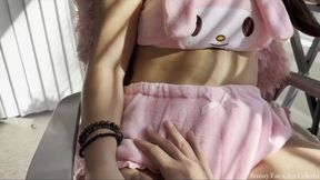 My shy gamer stepsis got destroyed doggy fucked and gushing pussy