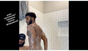 King DreDay and Malik Joseph in the Tub