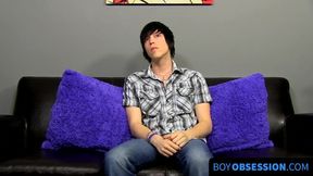 Emotional fingers his butt and strokes off in the wake of being evaluated