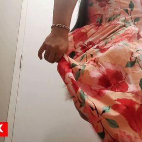 FILMED DRESSING BIG ASS LATINA