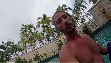 Underwater sex with horny slut
