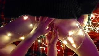 Cozy Christmas Eve fun for sweet Daisy | gentle lesbians
