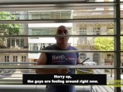 Two Construction Workers Fuck a Trans Woman