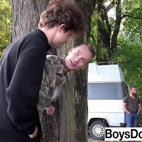 Gay Twinks Swapping Boyfriends at BoysDomen