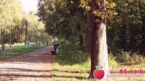 Rubina, the Mature MILF, Gets Fucked in Public by a Stranger - POV Outdoor Encounter