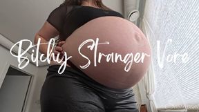 Bitchy Stranger Vore - A POV Vore scene featuring Pregnant Belly, Growth Fetish, Vore Belly, & Leather Fetish ft MILF Sassypantz