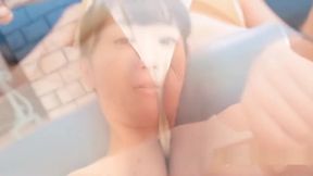 Oriental Babe's Gorgeous Gag Reflex, Cum Drips galore!