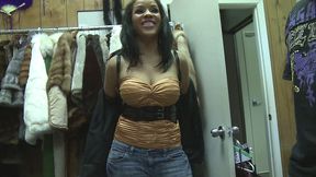 elena heiress pinches her nipples as her partner cums on her big tits