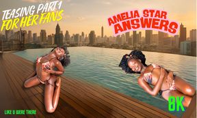 Black ASS Amelia STAR - TEASING (Black ASS AFRICAN in THAILAND)