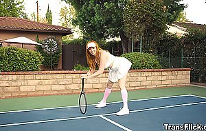 Lauren Phillips deepthroating Brittney Kades hard she dick