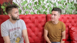 Gabriel's First Time Casting With Camilo Enjoying Some Good Head Big Cock And Big Loads