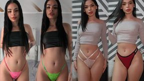 Recopilation of haul of thongs