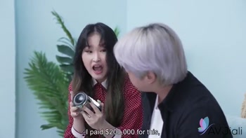 Assistant Minnie Pays for Broken Camera with Her Body