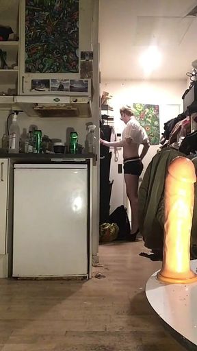 Sissy Fag Jes Brinch Hotpants