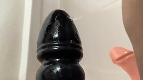 Caged fag slut: day of anal plug & butt toys salvation?