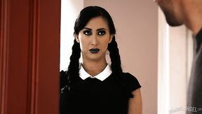 Hot bosomy MILF with some tattoos Lily Lane dreams about working on stiff dick